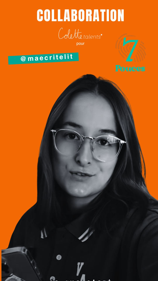 Collaboration — Maecrielit avec les éditions 7 pouces autour de leur concept de livre numérique.