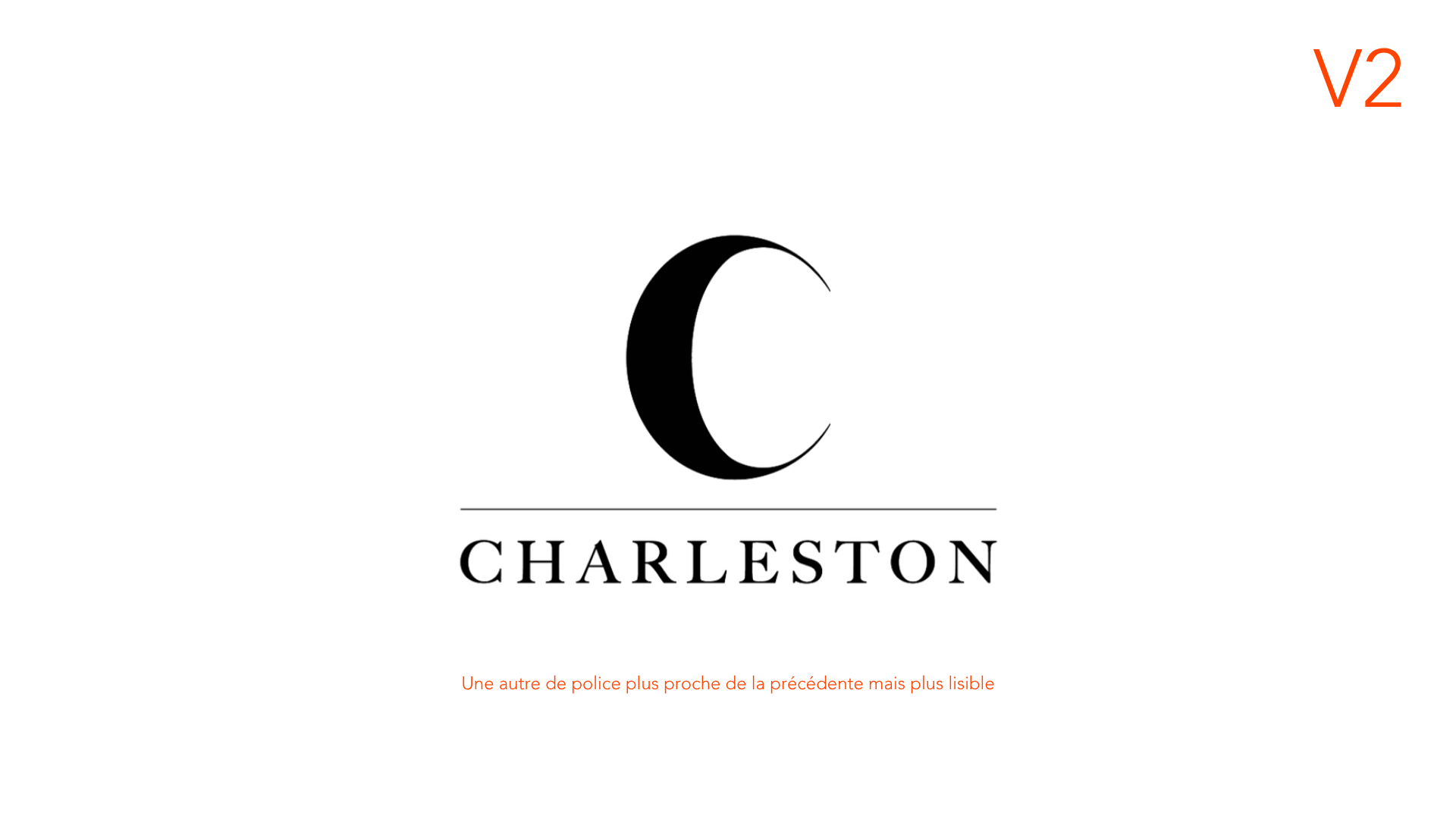 Piste de logo des 10 ans Charleston — version 2