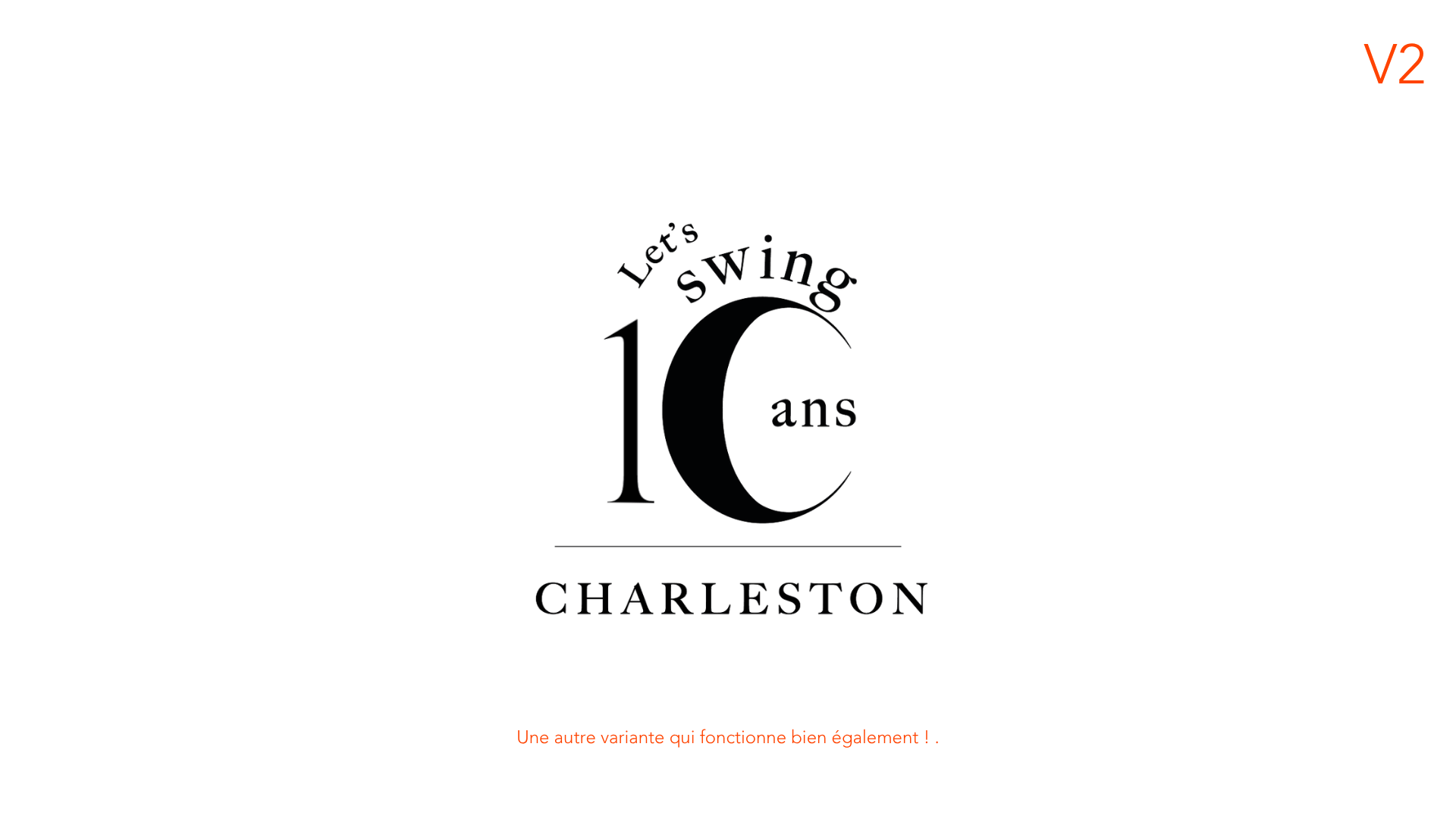 Piste de logo anniversaire 10 ans let’s swing — version 2