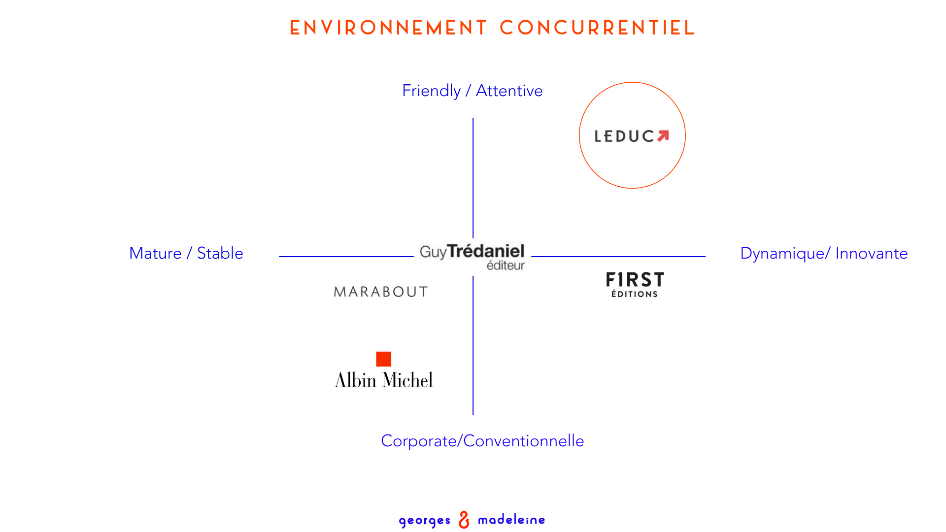 Extrait de l’audit — la cartographie de l’environnement concurrentiel
