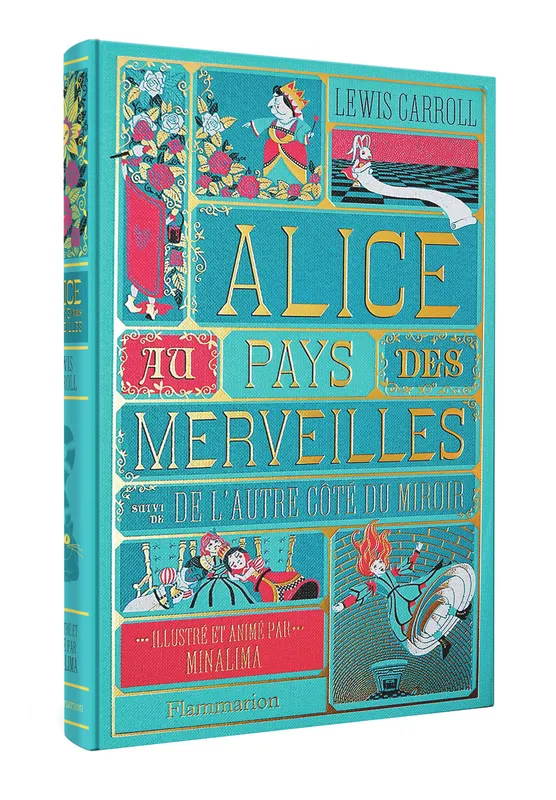 Alice au pays des merveilles, illustré et animé par MinaLima — Flammarion