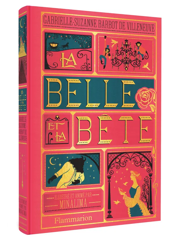 La Belle et la Bête, illustré et animé par MinaLima — Flammarion